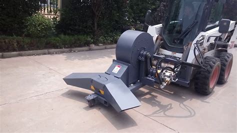 skid steer debris blower attachment